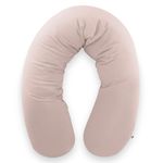 Pregnancy and nursing pillow - Nurse N Care (190 cm length) - Smoky Pink