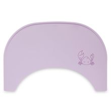 Silikon Auflage für Alpha Essbrett (rutschhemmend und abwischbar) - Highchair Tray Mat - Crab Lavender