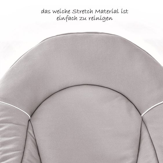 Hauck Sitn Relax 3in1 - Hochstuhl ab der Geburt, Babyliege und Wippe - Stretch Beige