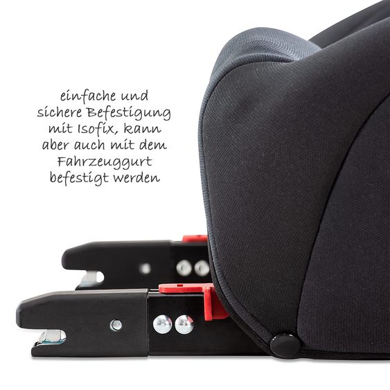 Hauck Sitzerhöhung mit Isofix Booster Fix - Black