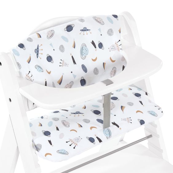 Hauck Sitzkissen / Hochstuhlauflage für Alpha Hochstuhl - Highchair Pad Deluxe - Space