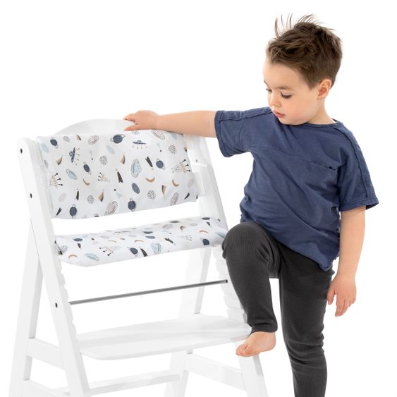 Hauck Sitzkissen / Hochstuhlauflage für Alpha Hochstuhl - Highchair Pad Deluxe - Space