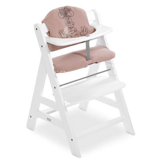 Hauck Cuscino per sedile / cuscino per seggiolone per seggiolone Alpha Highchair Pad Select - Disney - Minnie Mouse Rose