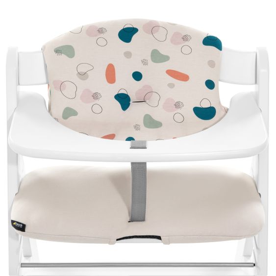 Hauck Seat Cushion / Highchair Pad for Alpha Highchair - Highchair Pad Select - Jersey Organic