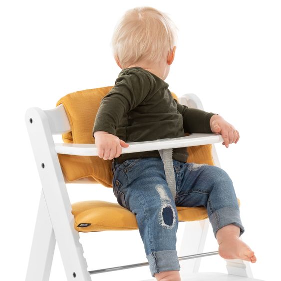 Hauck Seat Cushion / Highchair Pad for Alpha Highchair - Highchair Pad Select - Muslin Honey