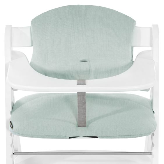 Hauck Sitzkissen / Hochstuhlauflage für Alpha Hochstuhl - Highchair Pad Select - Muslin Mint