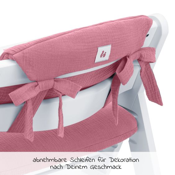 Hauck Sitzkissen / Hochstuhlauflage Highchair Pad für Alpha Plus Hochstuhl - Berry