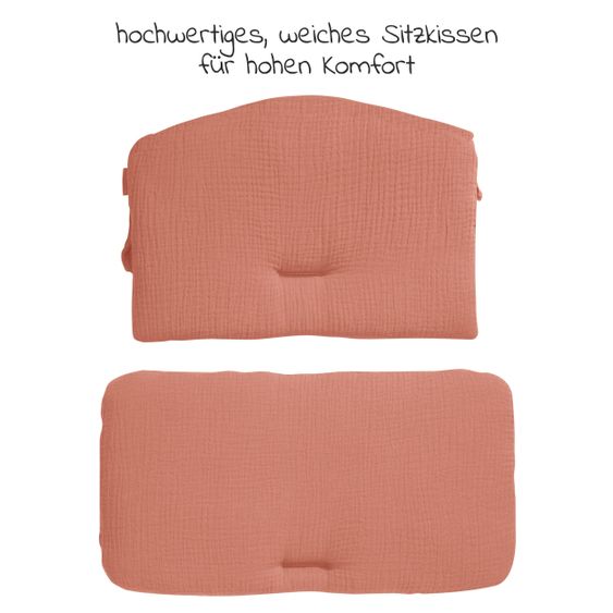 Hauck Sitzkissen / Hochstuhlauflage Highchair Pad für Alpha Plus Hochstuhl - Cork