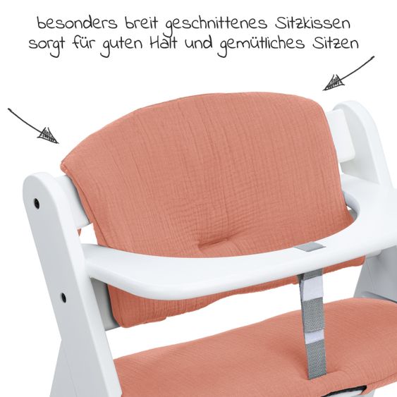 Hauck Sitzkissen / Hochstuhlauflage Highchair Pad für Alpha Plus Hochstuhl - Cork