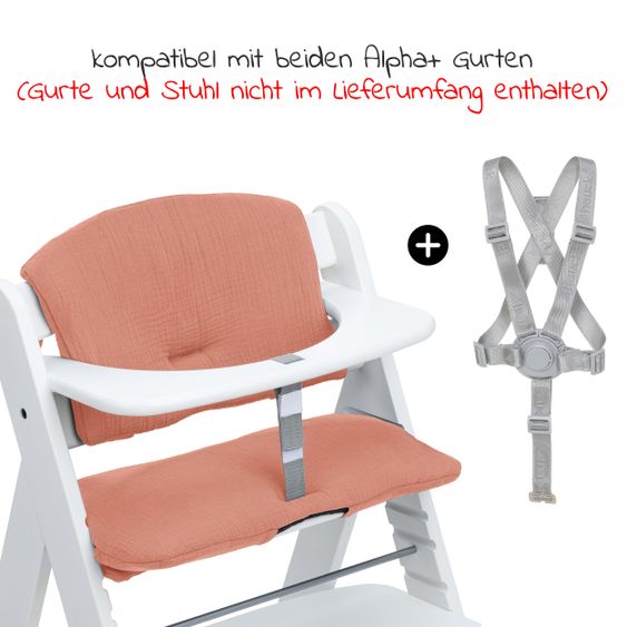 Hauck Sitzkissen / Hochstuhlauflage Highchair Pad für Alpha Plus Hochstuhl - Cork