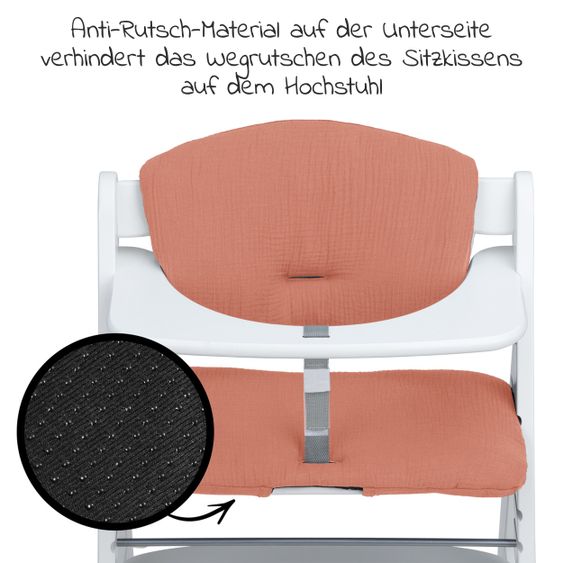 Hauck Sitzkissen / Hochstuhlauflage Highchair Pad für Alpha Plus Hochstuhl - Cork