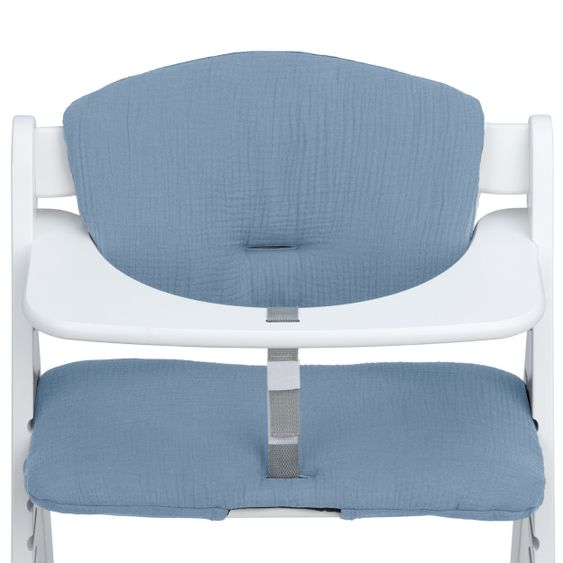 Hauck Sitzkissen / Hochstuhlauflage Highchair Pad für Alpha Plus Hochstuhl - Dusty Blue