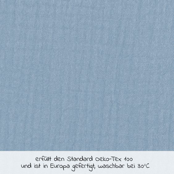 Hauck Sitzkissen / Hochstuhlauflage Highchair Pad für Alpha Plus Hochstuhl - Dusty Blue