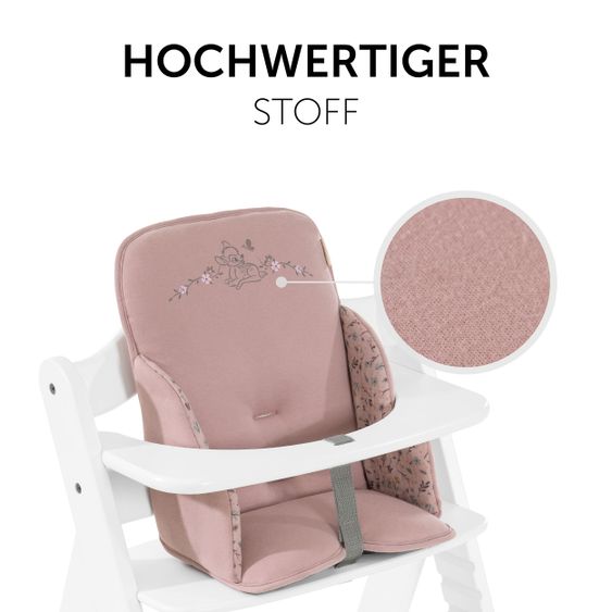 Hauck Seat reducer / seat cushion for Alpha High Chair Cosy Select - Disney - Bambi Rose