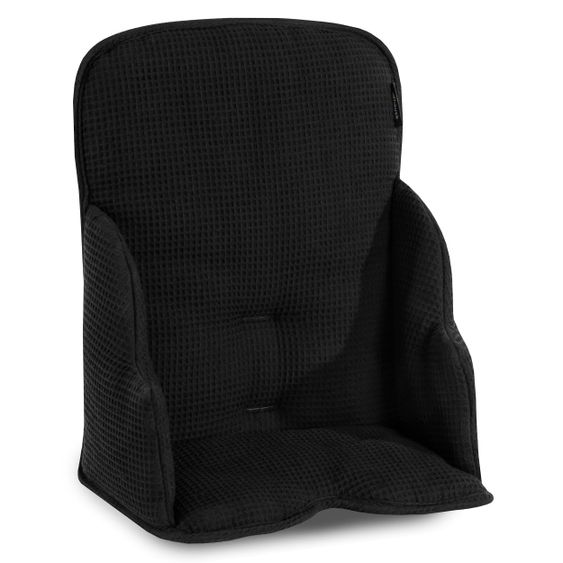 Hauck Sitzverkleinerer / Sitzkissen für Alpha Hochstuhl - Cosy Select - Waffle Pique Black