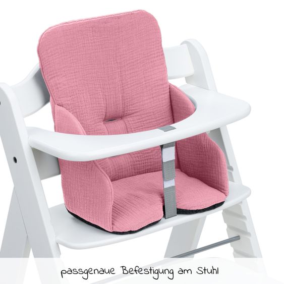 Hauck Sitzverkleinerer / Sitzkissen Highchair Baby Pad für Alpha Plus Hochstuhl - Berry