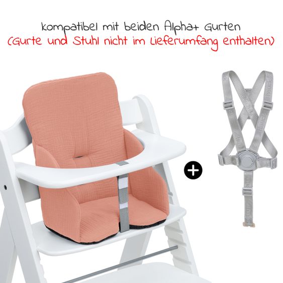 Hauck Sitzverkleinerer / Sitzkissen Highchair Baby Pad für Alpha Plus Hochstuhl - Cork