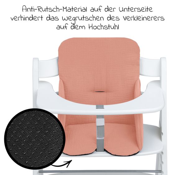 Hauck Sitzverkleinerer / Sitzkissen Highchair Baby Pad für Alpha Plus Hochstuhl - Cork