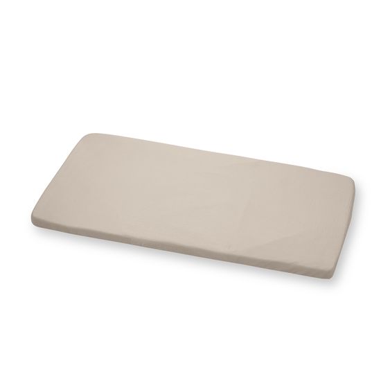 Hauck Spannbettlaken für Reisebetten & Matratzen mit 60 x 120 cm - Beige