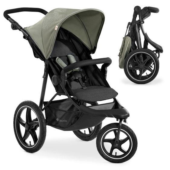 Hauck Buggy & Jogger Runner 2 (mit großen Luftreifen) - Disney - Mickey Mouse Olive