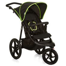 Buggy & Jogger Runner mit Luftreifen - Black Neon Yellow