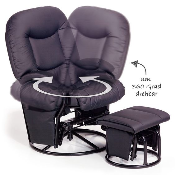 Hauck Still- & Entspannungsstuhl Glider - Black