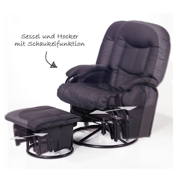 Hauck Still- & Entspannungsstuhl Glider - Black