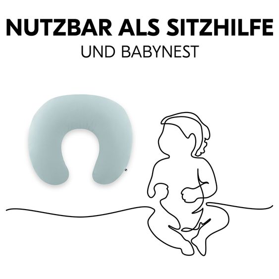 Hauck Stillkissen und Stillhilfe - Nurse N Feed - Eukalyptus