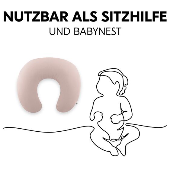 Hauck Stillkissen und Stillhilfe - Nurse N Feed - Smoky Pink