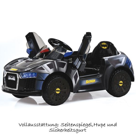 Hauck Toys for Kids Auto elettrica E-Batmobile - Nero Grigio