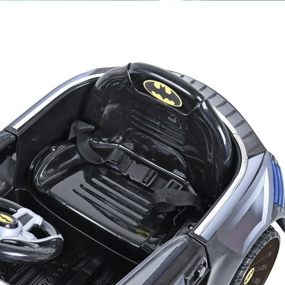 Hauck Toys for Kids Electric Car E-Batmobile - Black Gray