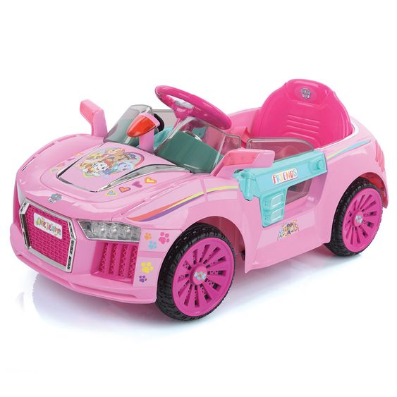 Hauck Toys for Kids Elektroauto & Kinderfahrzeug E-Cruiser - Paw Patrol - Rosa
