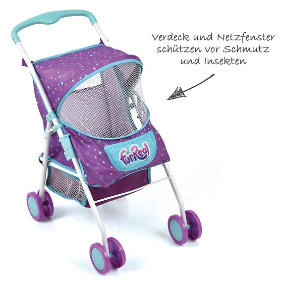 Hauck Toys for Kids FurReal Buggy Pet Traveller for cuddly toys - Purple