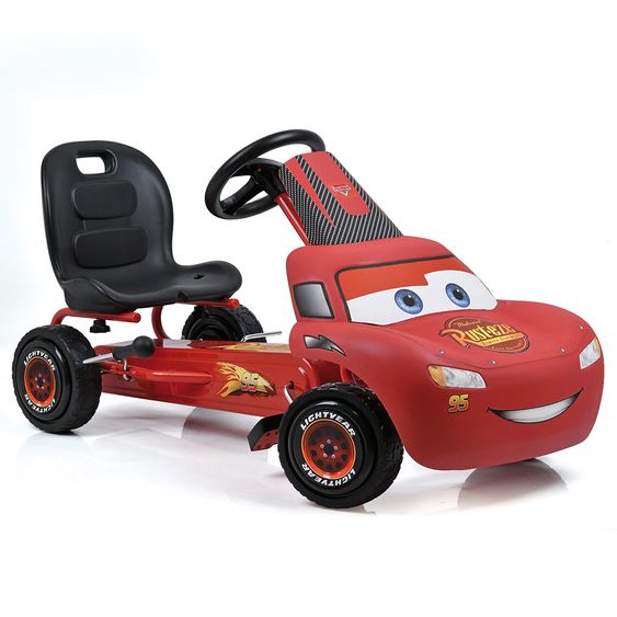 Hauck Toys for Kids Gokart Cars - Tretauto - Disney Cars - McQueen