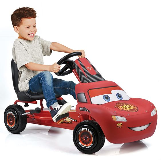 Hauck Toys for Kids Gokart Cars - Tretauto - Disney Cars - McQueen