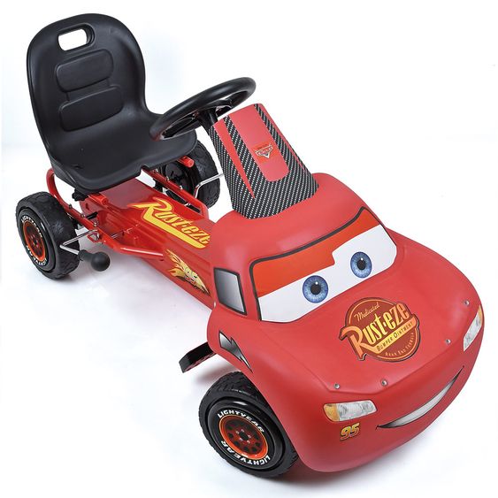 Hauck Toys for Kids Gokart Cars - Tretauto - Disney Cars - McQueen
