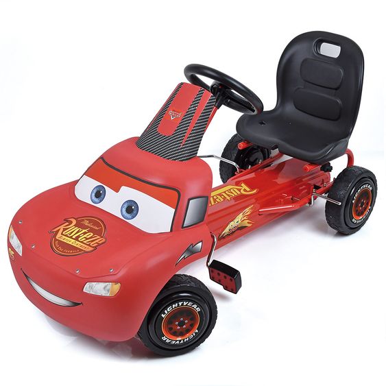 Hauck Toys for Kids Gokart Cars - Tretauto - Disney Cars - McQueen