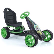 Gokart Sirocco - mit Freilauf, verstellbarem Schalensitz, kugelgelagerte Räder mit EVA Reifen - Green