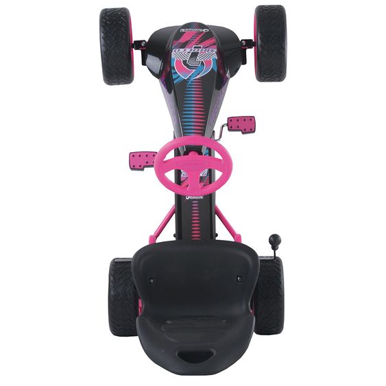 Hauck Toys for Kids Gokart Sirocco - mit Freilauf, verstellbarem Schalensitz, kugelgelagerte Räder mit EVA Reifen - Pink
