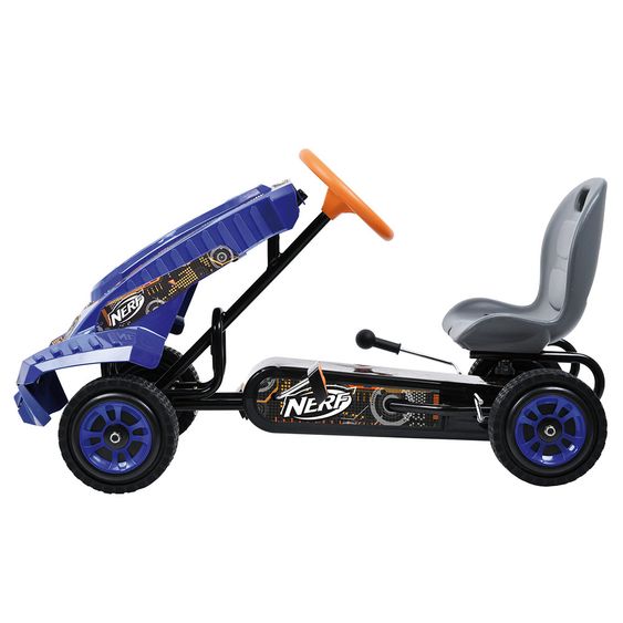 Hauck Toys for Kids Gokart & Tretauto Nerf Striker mit verstellbarem Schalensitz (4-8 Jahre)