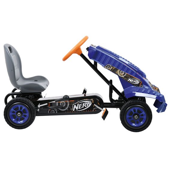 Hauck Toys for Kids Gokart & Tretauto Nerf Striker mit verstellbarem Schalensitz (4-8 Jahre)