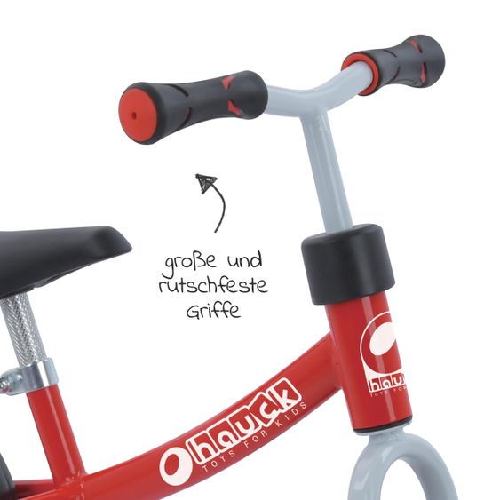 Hauck Toys for Kids Laufrad - Eco Rider mit 10 Zoll Rädern (ab 2 Jahren) - Red