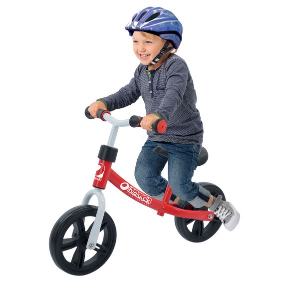 Hauck Toys for Kids Laufrad - Eco Rider mit 10 Zoll Rädern (ab 2 Jahren) - Red