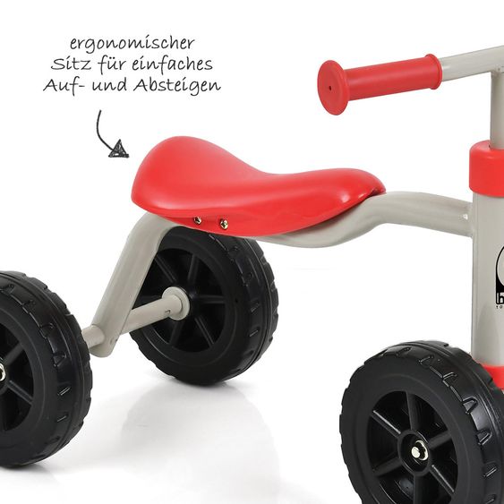 Hauck Toys for Kids Wheel & Scooter - First Ride (from 1 year) - Red