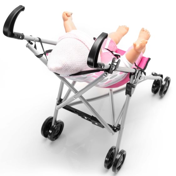 Hauck Toys for Kids Puppenbuggy Uno Mini - Pink Dot