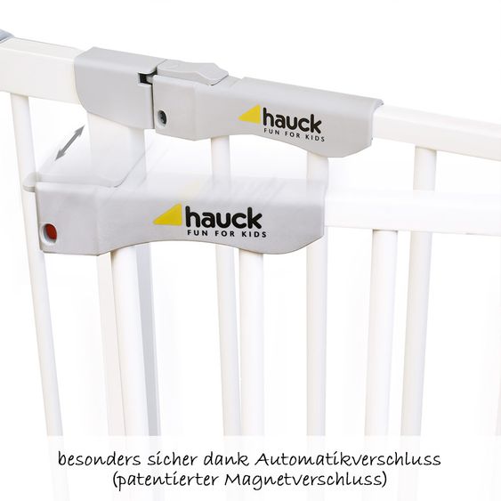 Hauck Tür- & Treppenschutzgitter Autoclose'n Stop - White