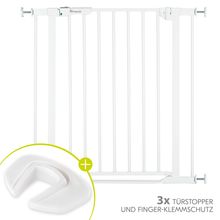 Türschutzgitter Clear Step Autoclose 2 + Türstopper 3er Pack - White