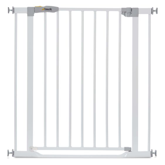 Hauck Door guard Clear Step Gate (75-80 cm) without drilling and low threshold - White
