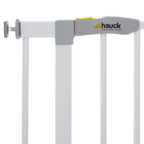 Hauck Door guard Clear Step Gate (75-80 cm) without drilling and low threshold - White