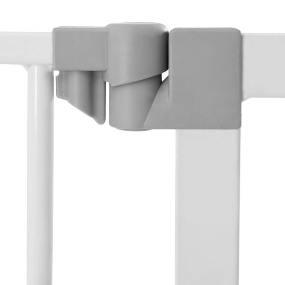 Hauck Door guard Clear Step Gate (75-80 cm) without drilling and low threshold - White